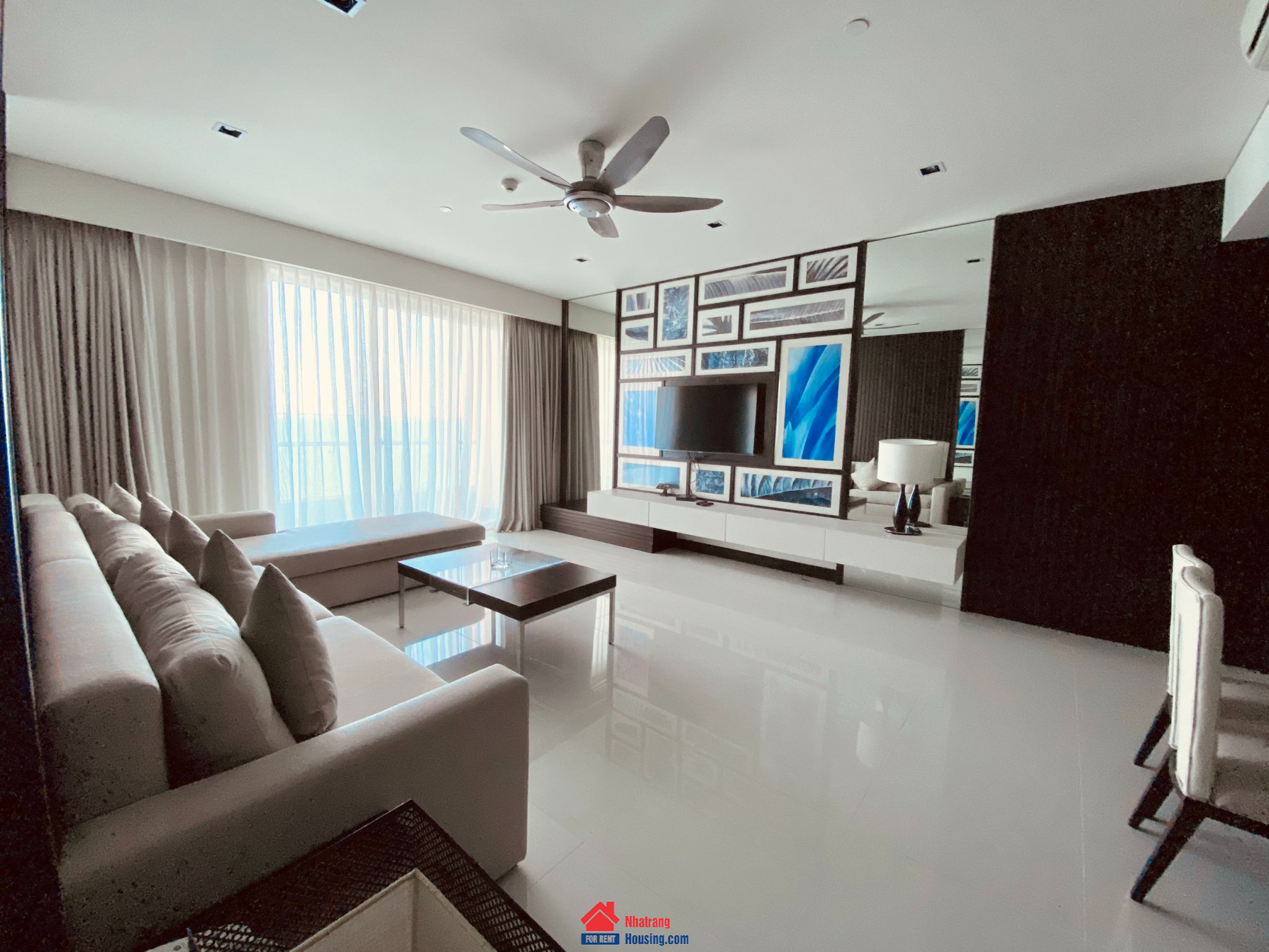 The Costa Nha Trang Apartment for rent | 2 bedrooms, area 160m², a corner unit | 50 million / month